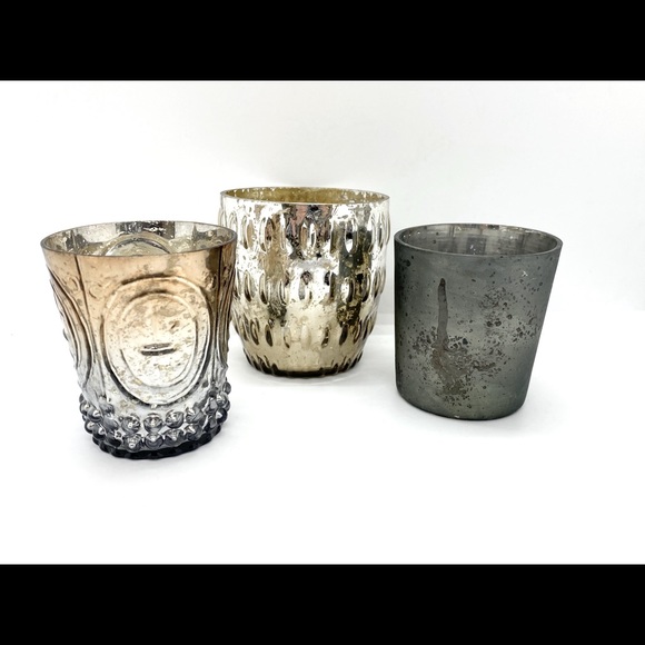 Mercury Glass Votive Holders